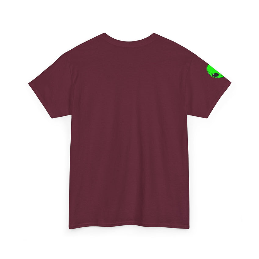 UFO Abduction Scene T-Shirt | Alien Spaceship Landscape Tee