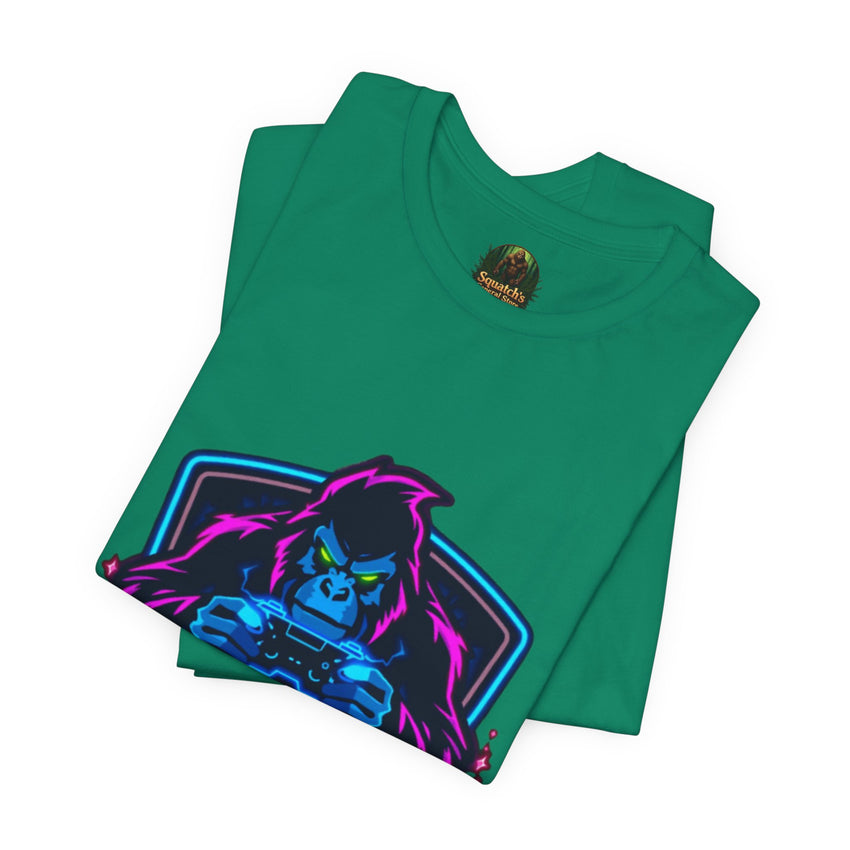 Squatch Gaming Logo Tee | Gamer Badge T-Shirt