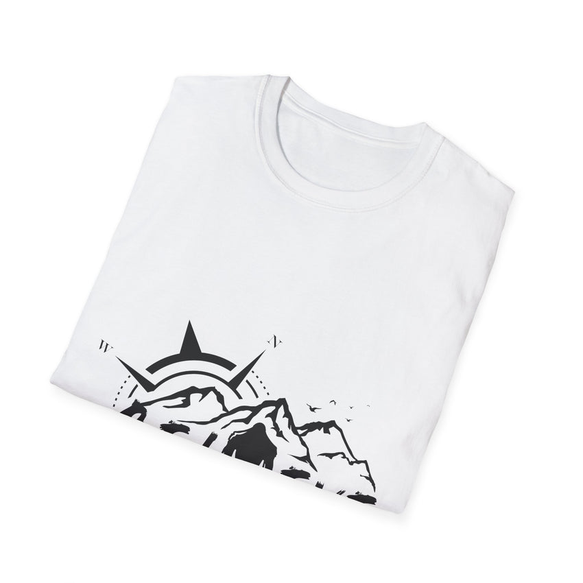 Believe Sasquatch T-Shirt | Bigfoot Mountain Silhouette, Wilderness Theme