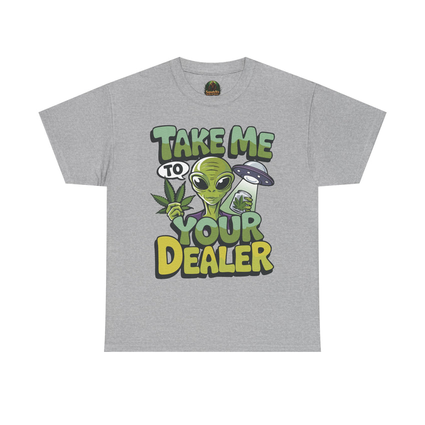 Alien Humor T-Shirt - Funny Graphic Tee for UFO Lovers