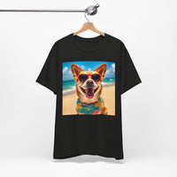 Happy Pup Beach Vibes Unisex Short Sleeve Tee
