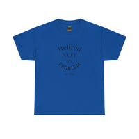 Retired Not My Problem Unisex Heavy Cotton Tee - Casual Comfort for Retirement Celebrations