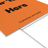 Customizable Plastic Yard Sign for Celebrations, Events, Birthdays, Announcements, or Home Decor