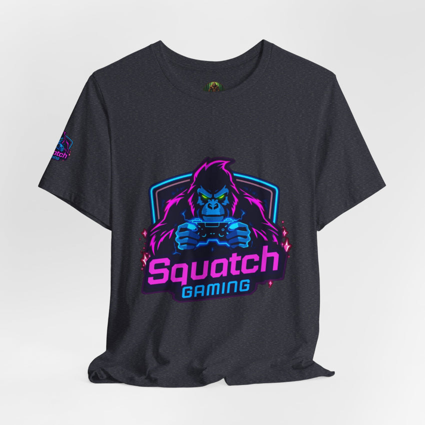 Squatch Gaming Logo Tee | Gamer Badge T-Shirt