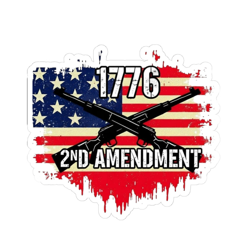 Patriotic 2nd Amendment Kiss-Cut Stickers - Reflect Your Rights