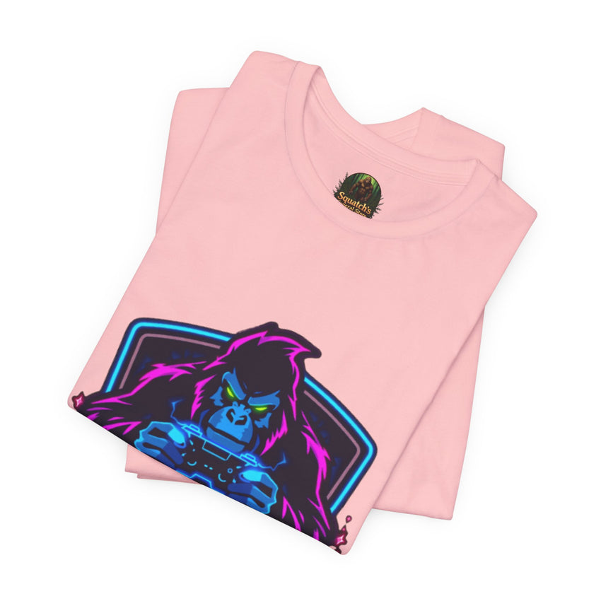 Squatch Gaming Logo Tee | Gamer Badge T-Shirt