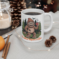 Funny Camping Mug - ‘No Talking Before Coffee’ 11oz & 15oz