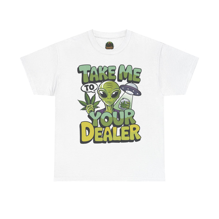 Alien Humor T-Shirt - Funny Graphic Tee for UFO Lovers