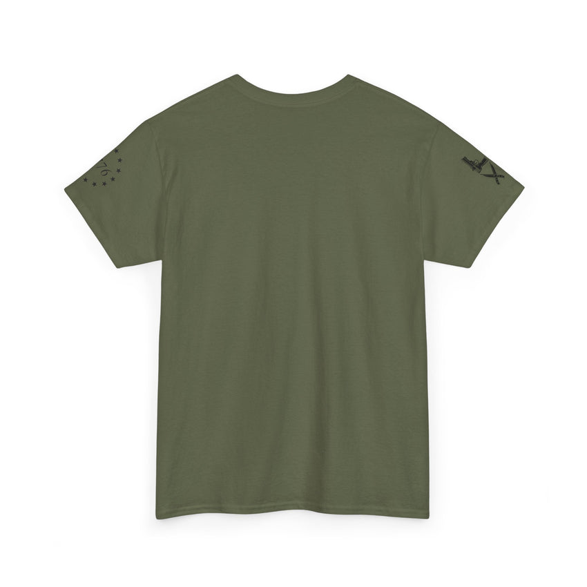 Patriotic Unisex Heavy Cotton Tee - 'We Will Keep Our God, Our Guns, and Our Constitution!'