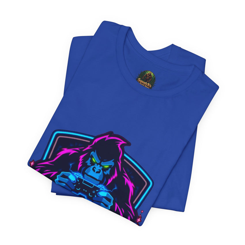 Squatch Gaming Logo Tee | Gamer Badge T-Shirt