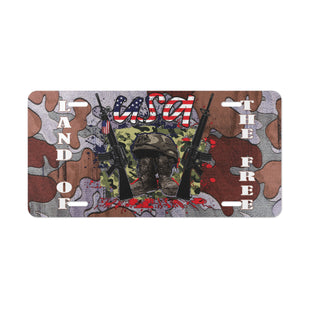 Patriotic 2nd Amendment License Plate