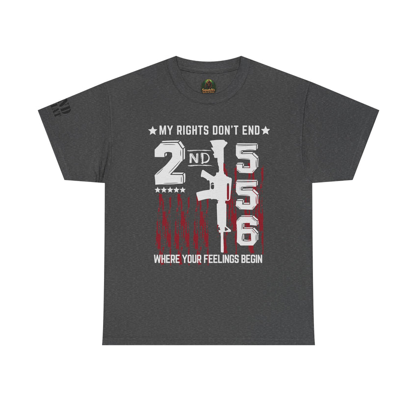 Unisex Heavy Cotton Tee with Empowering Gun Rights graphics