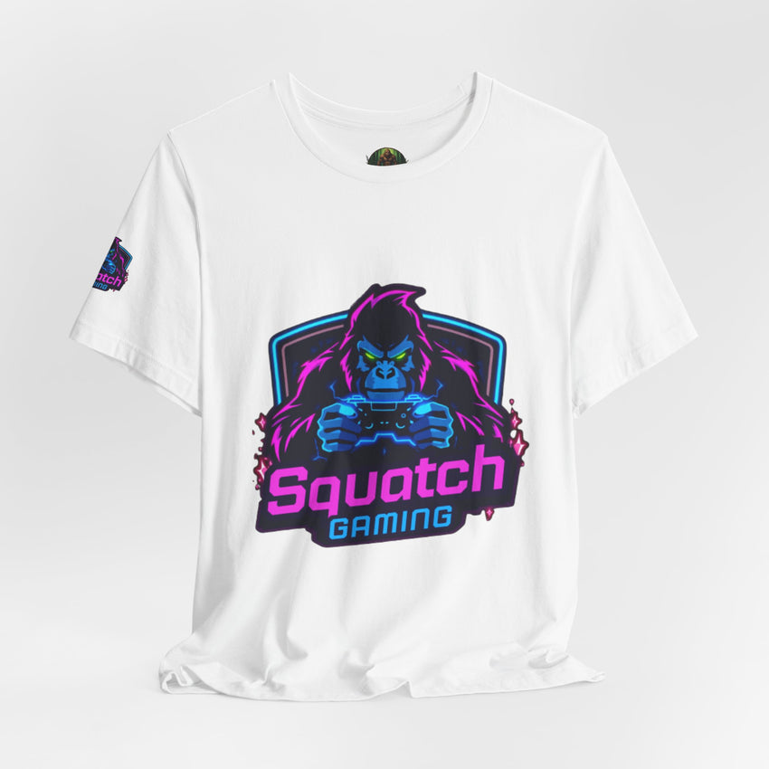 Squatch Gaming Logo Tee | Gamer Badge T-Shirt