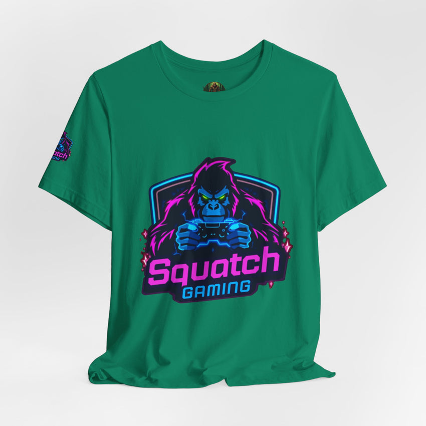 Squatch Gaming Logo Tee | Gamer Badge T-Shirt