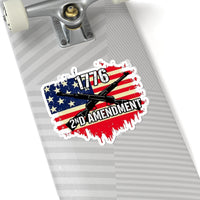 Patriotic 2nd Amendment Kiss-Cut Stickers - Reflect Your Rights
