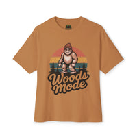 Retro Bigfoot Woods Mode Unisex Oversized Tee