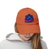 Squatch Gaming logo Cap | Neon Sasquatch gamer hat