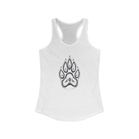 Pet Paw Print Tank Top | Paw Print Graphic Racerback Tank