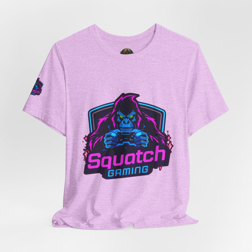 Squatch Gaming Logo Tee | Gamer Badge T-Shirt