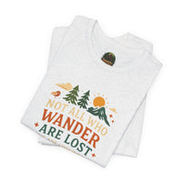 Adventure-Inspiring Short Sleeve Tee, Nature Lovers Shirt, Unisex Casual Tee, Gift for Hikers, Outdoor Enthusiast Apparel