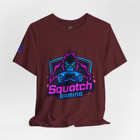 Squatch Gaming Logo Tee | Gamer Badge T-Shirt