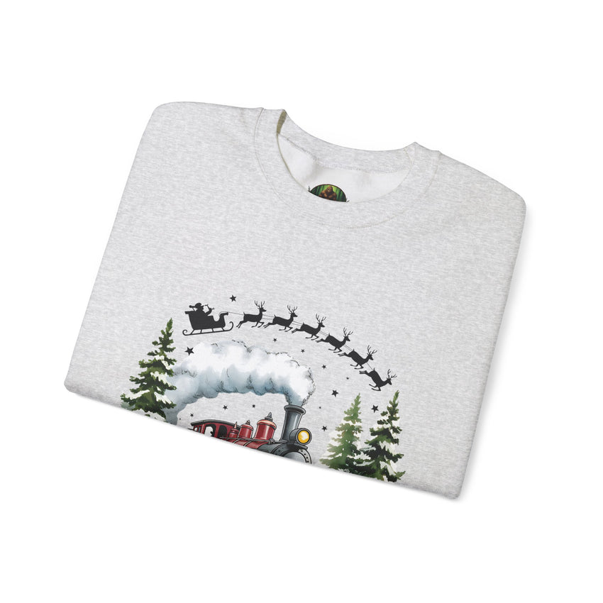 Believe in Santa train sweatshirt , Do you believe?