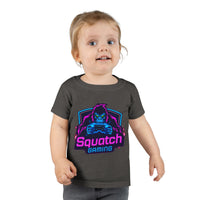 Squatch Gaming Toddler T-shirt | Neon Gorilla Gamer Logo