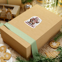 Santa's Secret Helper Kiss-Cut Stickers - Perfect for Holiday Cheer and Gifting