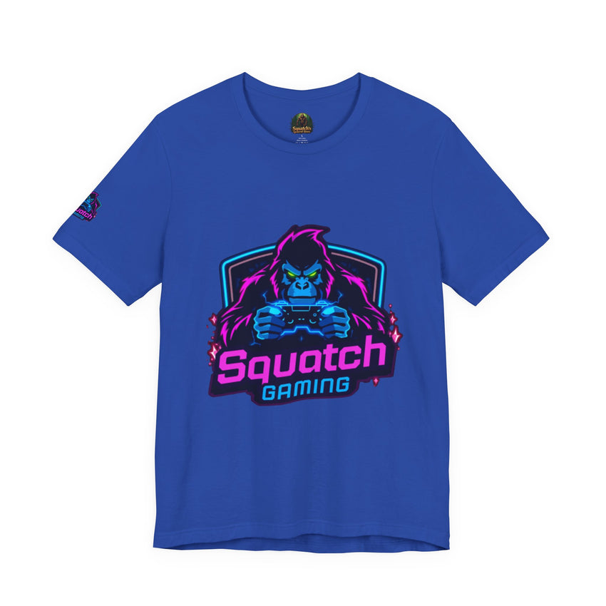 Squatch Gaming Logo Tee | Gamer Badge T-Shirt
