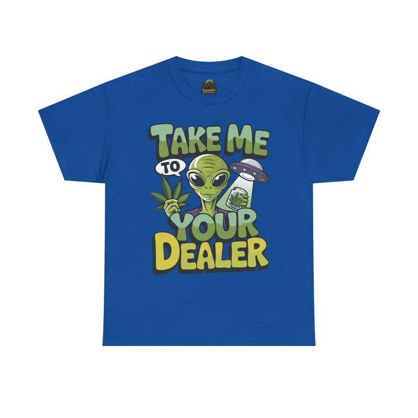 Alien Humor T-Shirt - Funny Graphic Tee for UFO Lovers