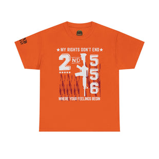 Unisex Heavy Cotton Tee with Empowering Gun Rights graphics