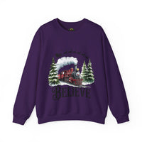 Believe in Santa train sweatshirt , Do you believe?