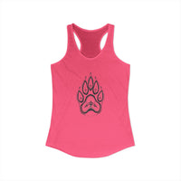 Pet Paw Print Tank Top | Paw Print Graphic Racerback Tank