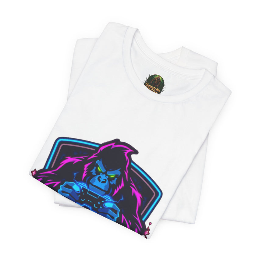 Squatch Gaming Logo Tee | Gamer Badge T-Shirt