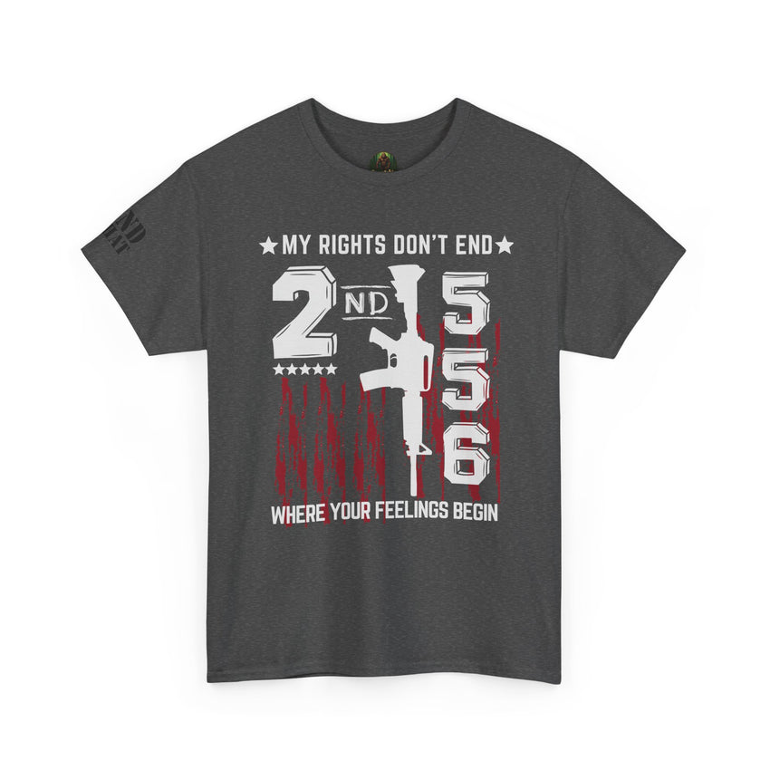 Unisex Heavy Cotton Tee with Empowering Gun Rights graphics