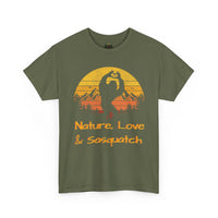 Nature,Love & Sasquatch Tshirt