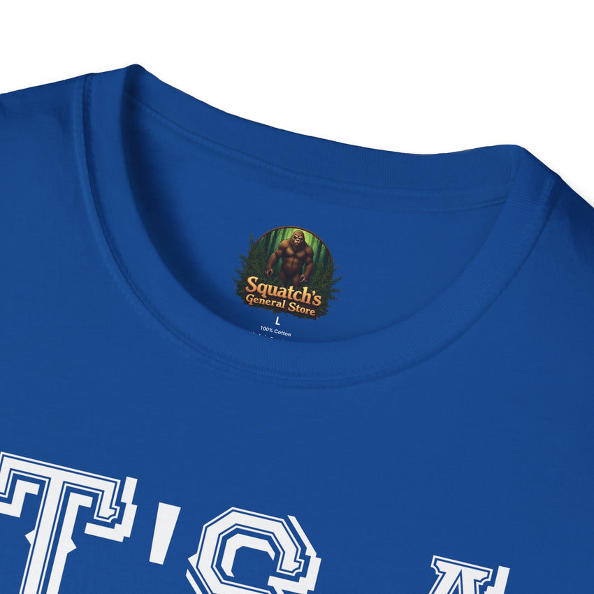 It's A Trap trumpet T-Shirt | Retro Striped Trombone Band Humor