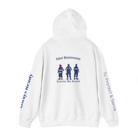 First Responders Unisex Hoodie - Honor, Support & Unite