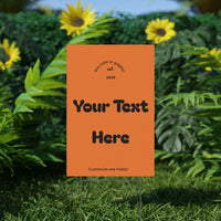 Customizable Plastic Yard Sign for Celebrations, Events, Birthdays, Announcements, or Home Decor