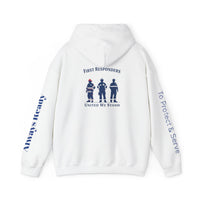 First Responders Unisex Hoodie - Honor, Support & Unite