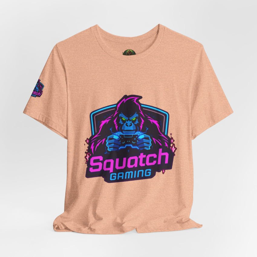 Squatch Gaming Logo Tee | Gamer Badge T-Shirt