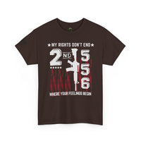 Unisex Heavy Cotton Tee with Empowering Gun Rights graphics