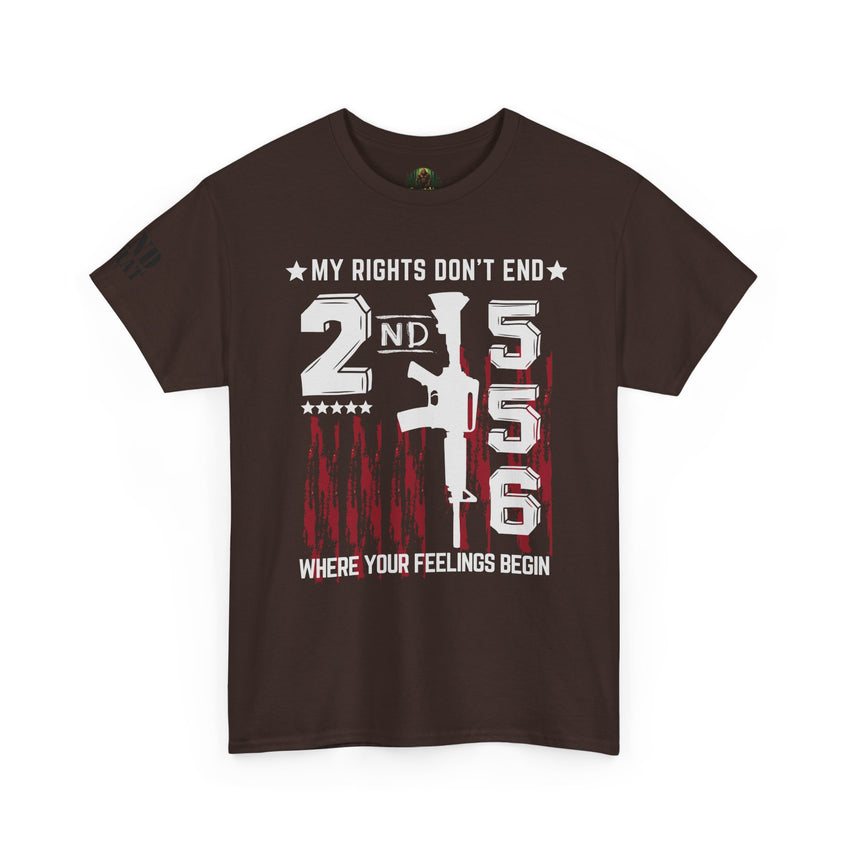 Unisex Heavy Cotton Tee with Empowering Gun Rights graphics