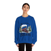 Believe in Santa train sweatshirt , Do you believe?