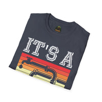 It's A Trap trumpet T-Shirt | Retro Striped Trombone Band Humor