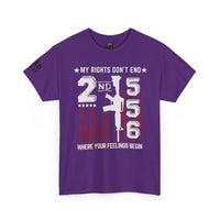 Unisex Heavy Cotton Tee with Empowering Gun Rights graphics
